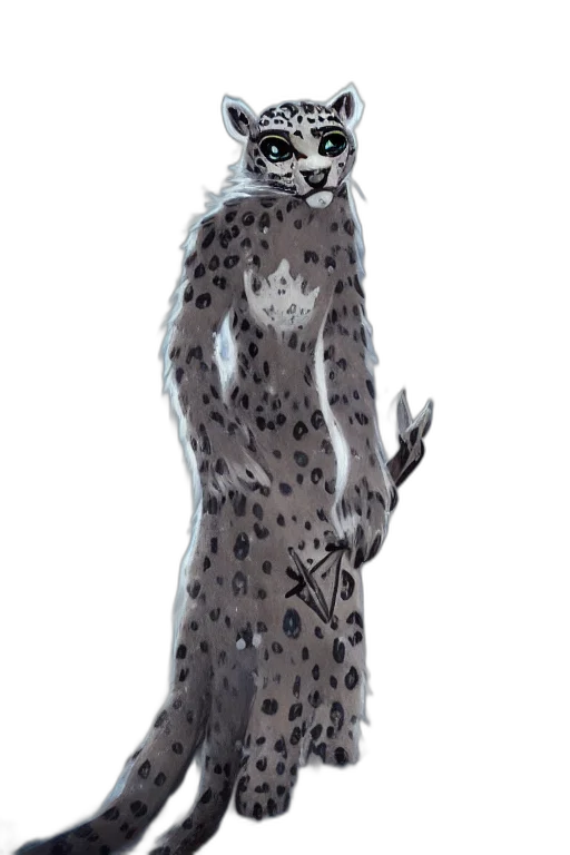 dress, animal, staff, creature transparent PNG cut-out