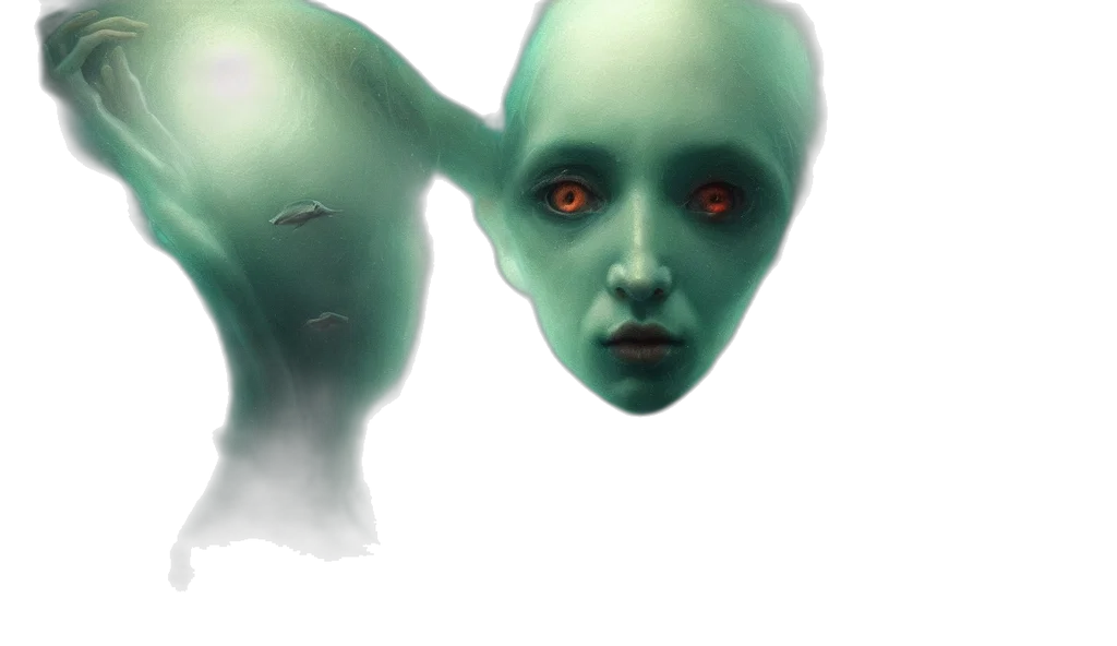 mask, creature, face, concept art transparent PNG cut-out