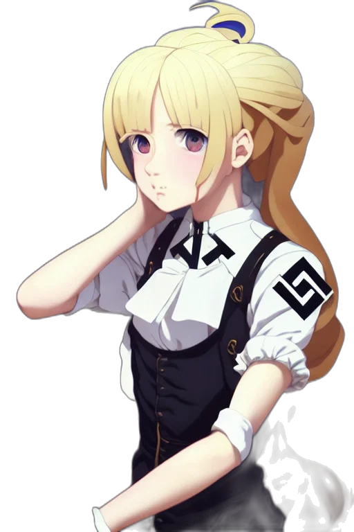 staff, face, hat, dress transparent PNG cut-out