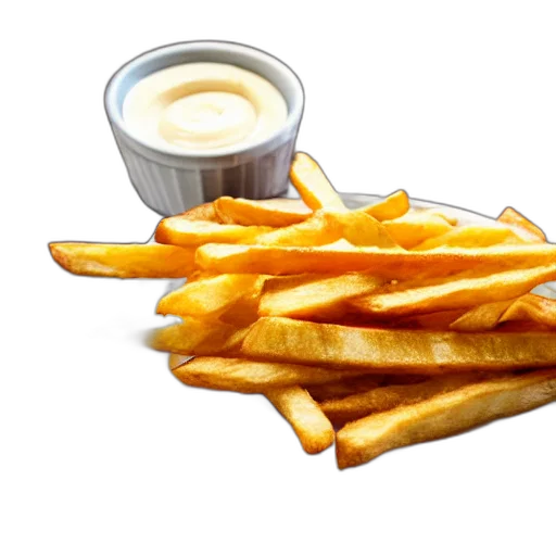 food, crown, 3d render, photorealistic transparent PNG cut-out
