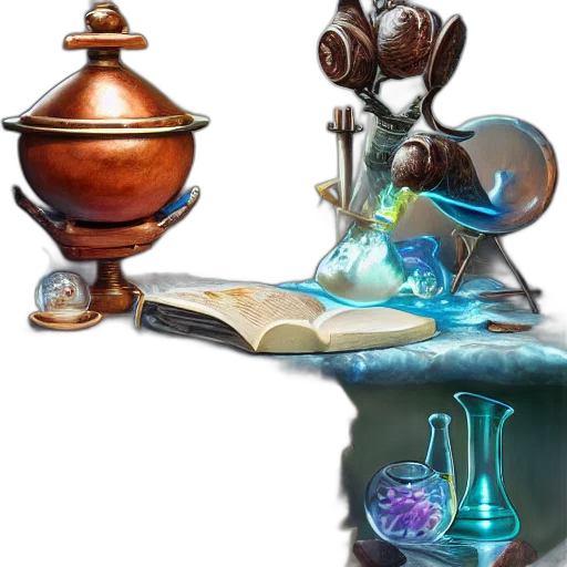 jewelry, staff, bottle, concept art transparent PNG cut-out