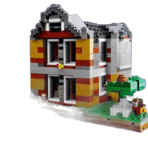 building, crown, 3d render, concept art transparent PNG cut-out