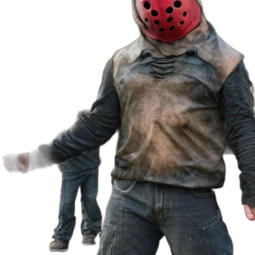 mask, jacket, creature, robot transparent PNG cut-out