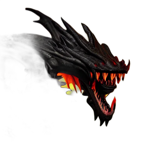 dragon, creature, mask, animal transparent PNG cut-out