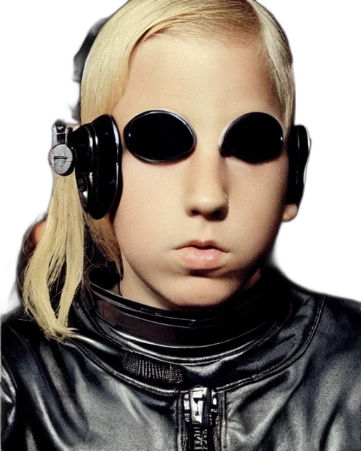 robot, mask, face, jacket transparent PNG cut-out