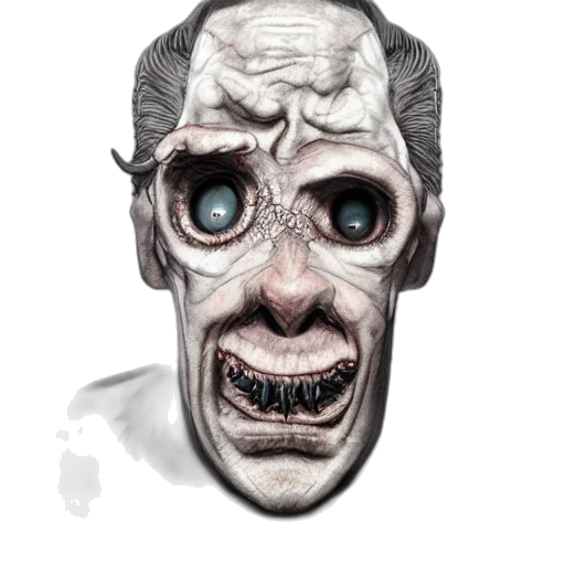 mask, face, creature, staff transparent PNG cut-out