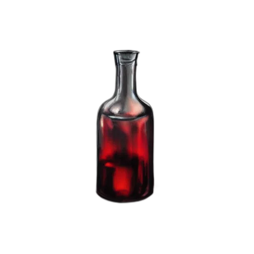 bottle, dress, photorealistic, 3d render transparent PNG cut-out