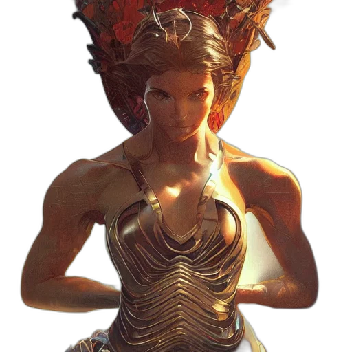 crown, dress, mask, staff transparent PNG cut-out