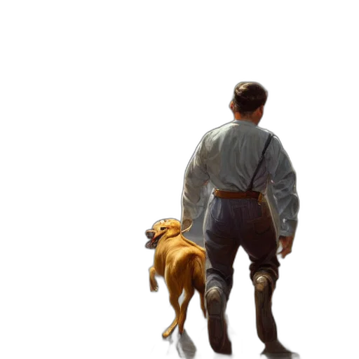animal, staff, jacket, creature transparent PNG cut-out