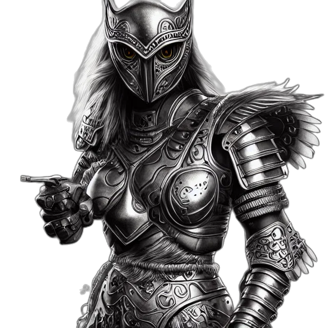 sword, mask, weapon, staff transparent PNG cut-out