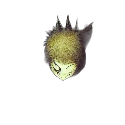 mask, hair, creature, face transparent PNG cut-out