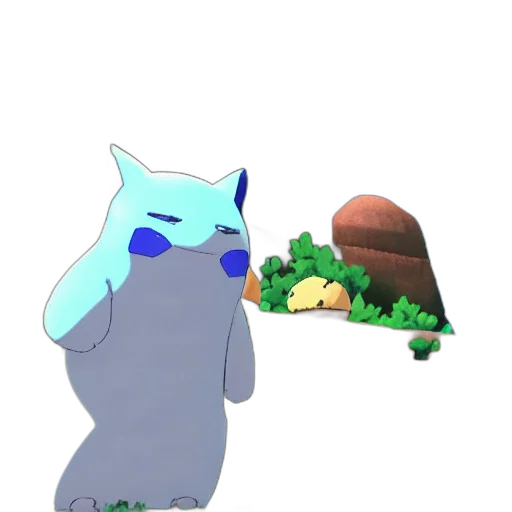 food, hat, creature, staff transparent PNG cut-out
