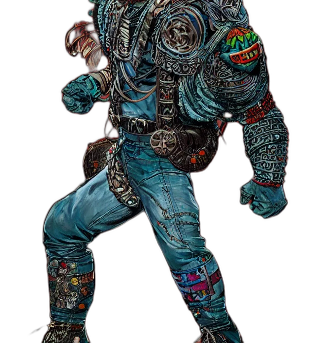 robot, creature, mask, jacket transparent PNG cut-out