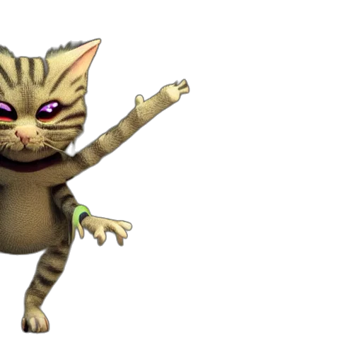 staff, creature, animal, 3d render transparent PNG cut-out