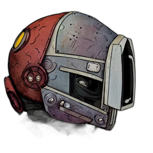 robot, mask, hat, face transparent PNG cut-out