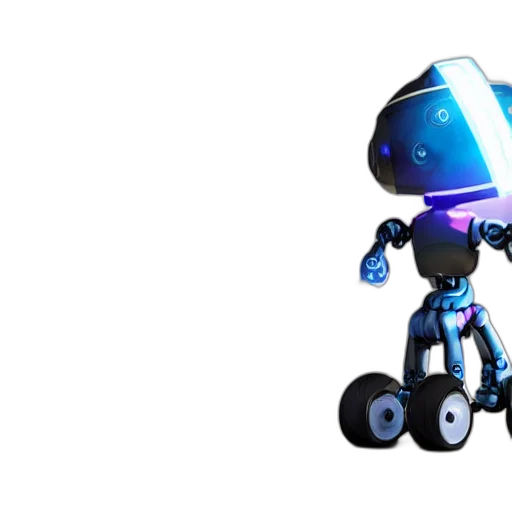 robot, weapon, 3d render, concept art transparent PNG cut-out