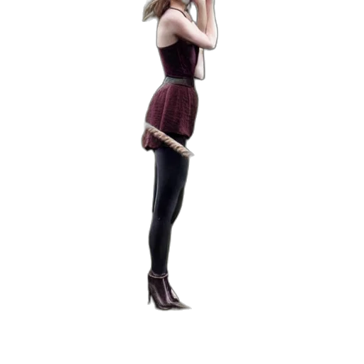 dress, staff, concept art, 3d render transparent PNG cut-out