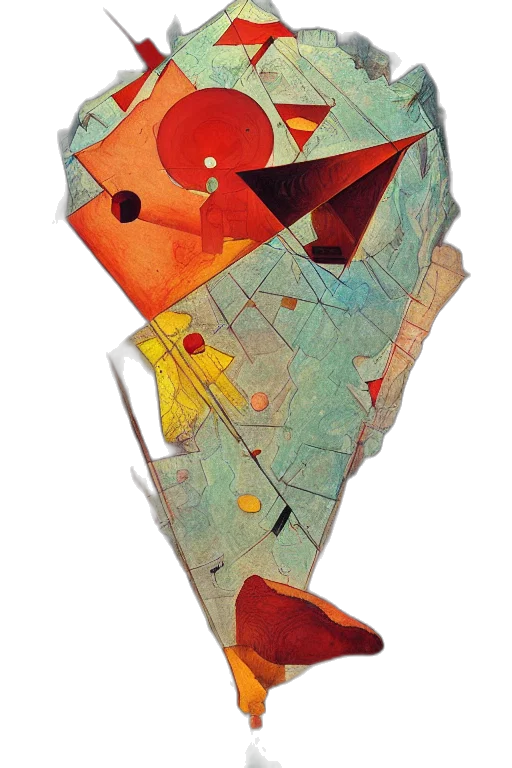 umbrella, mask, staff, hat transparent PNG cut-out