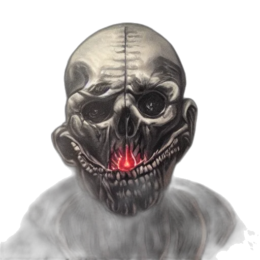 mask, face, creature, staff transparent PNG cut-out