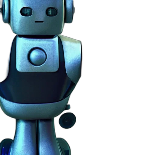 robot, 3d render, concept art, intelligence transparent PNG cut-out