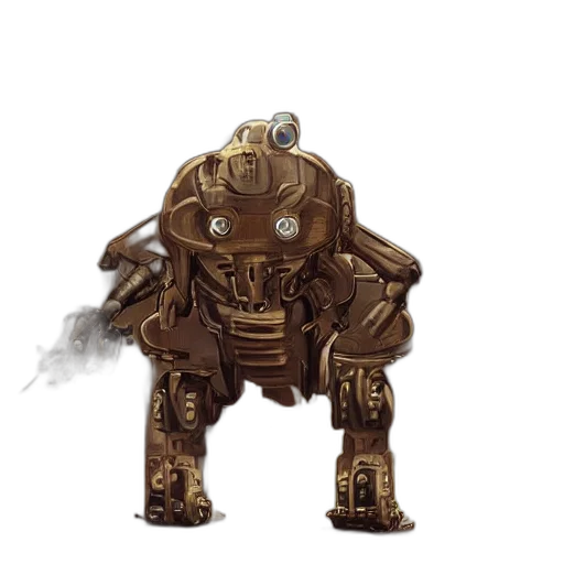 robot, creature, weapon, mask transparent PNG cut-out