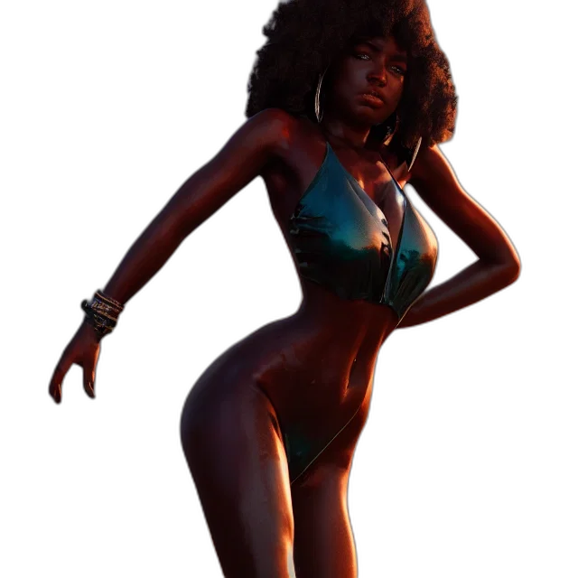 dress, concept art, 3d render, fantasy art transparent PNG cut-out