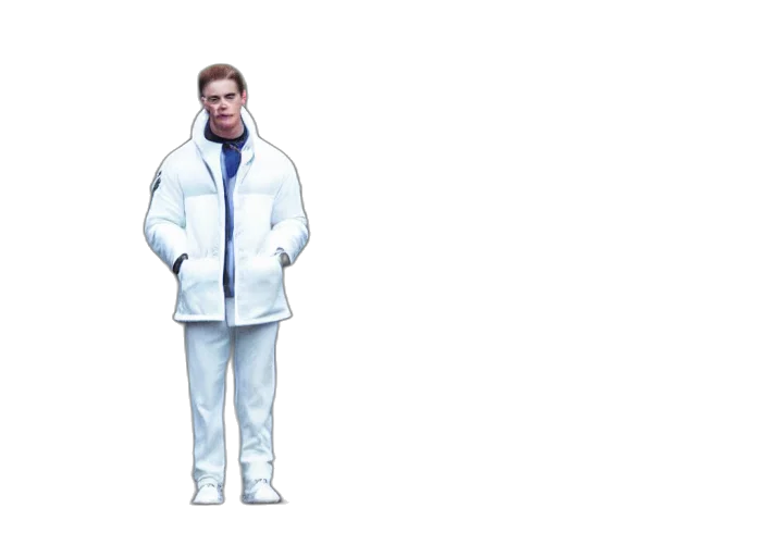 jacket, pixel art, concept art, vaporwave transparent PNG cut-out