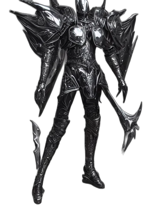 creature, dragon, staff, jacket transparent PNG cut-out