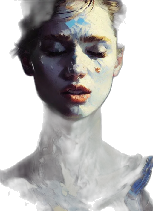 face, mask, creature, robot transparent PNG cut-out