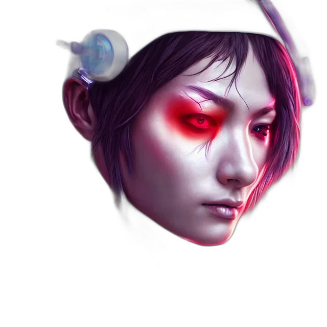face, mask, robot, staff transparent PNG cut-out