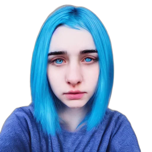 hair, face, creature, animal transparent PNG cut-out
