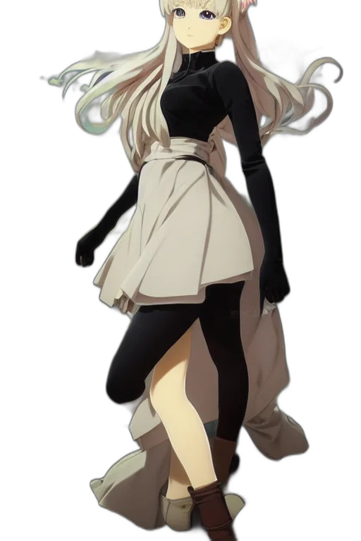 dress, staff, mask, creature transparent PNG cut-out