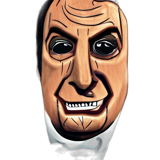 mask, face, cartoon, concept art transparent PNG cut-out