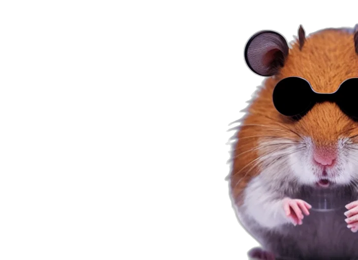 animal, hat, creature, cyberpunk transparent PNG cut-out