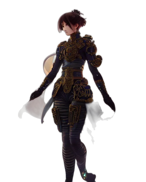 dress, staff, sword, jacket transparent PNG cut-out