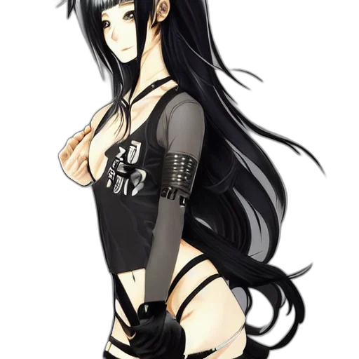 dress, staff, mask, anime transparent PNG cut-out