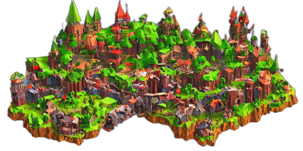 crown, 3d render, pixel art, concept art transparent PNG cut-out