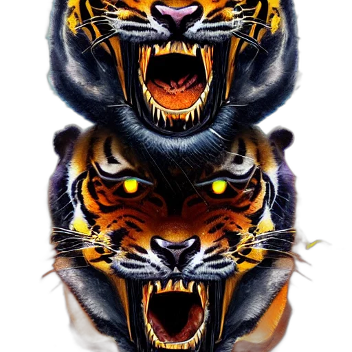 mask, animal, concept art, 3d render transparent PNG cut-out