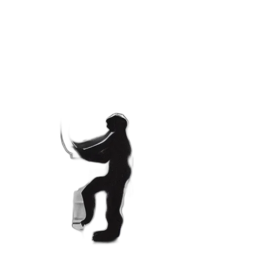 staff, hair, weapon, creature transparent PNG cut-out