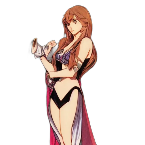 dress, staff, sword, concept art transparent PNG cut-out