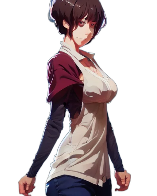 dress, staff, jacket, face transparent PNG cut-out