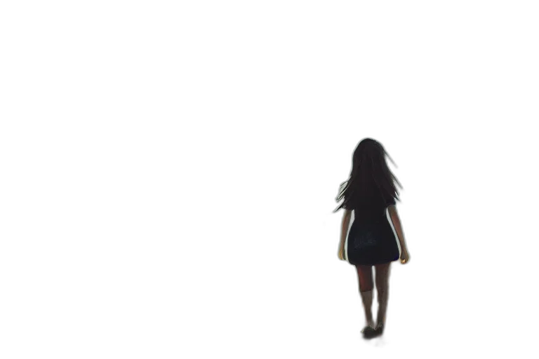 dress, hair, jacket, robot transparent PNG cut-out