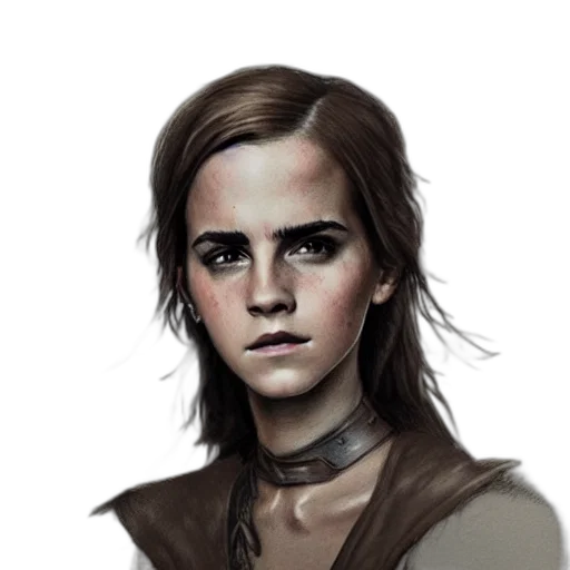 face, staff, concept art, fantasy art transparent PNG cut-out