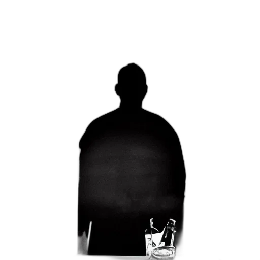 bottle, face, mask, jacket transparent PNG cut-out