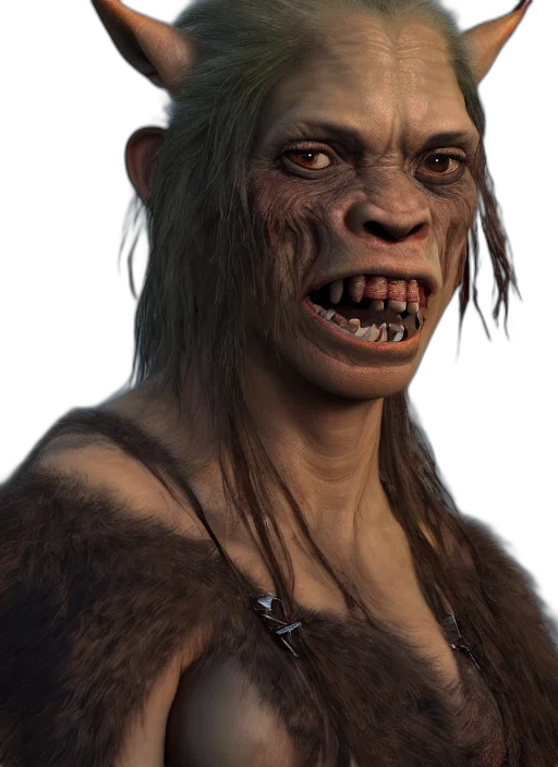 creature, face, animal, staff transparent PNG cut-out