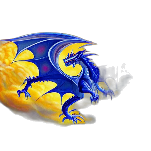 dragon, jewelry, fantasy art, 3d render transparent PNG cut-out