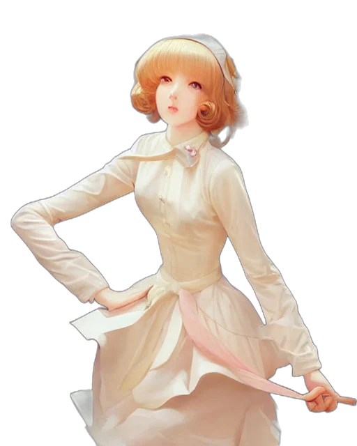 staff, dress, robot, weapon transparent PNG cut-out