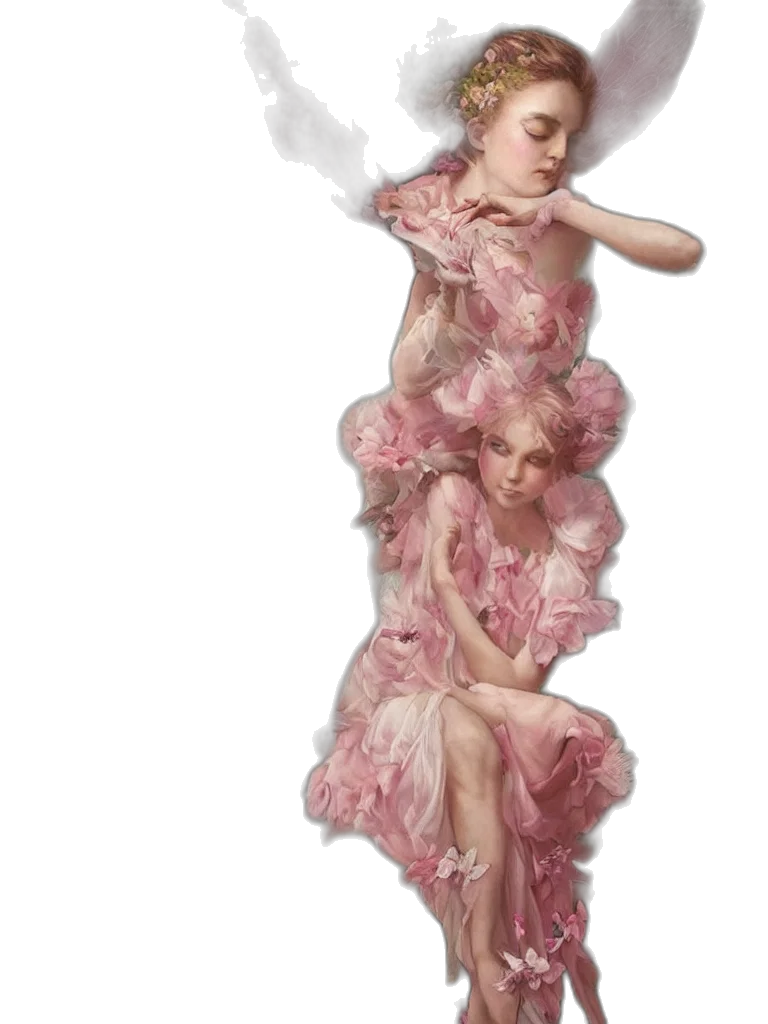 dress, 3d render, concept art, photorealistic transparent PNG cut-out