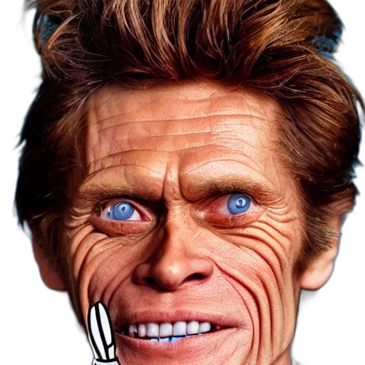 face, hair, mask, creature transparent PNG cut-out