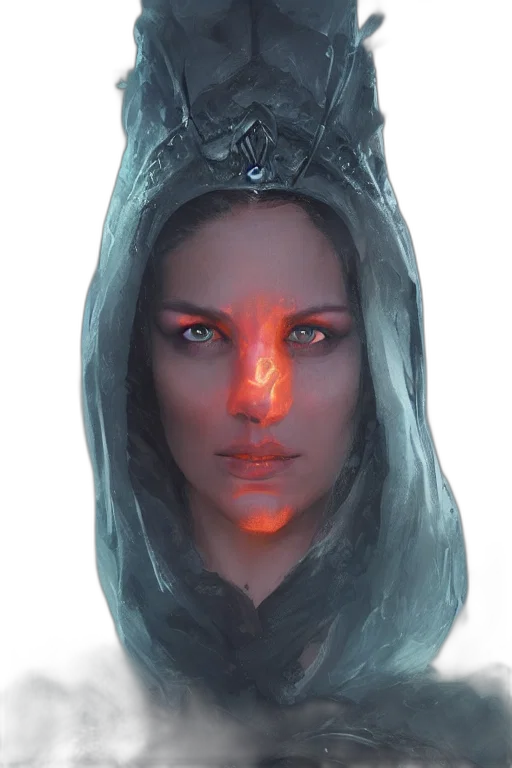 face, mask, crown, staff transparent PNG cut-out